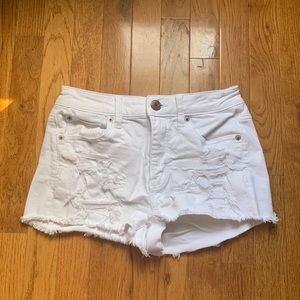 White American Eagle Super Stretch Shorts